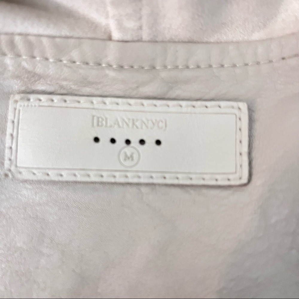 Blank NYC faux leather suede jacket size M - Picture 12 of 13